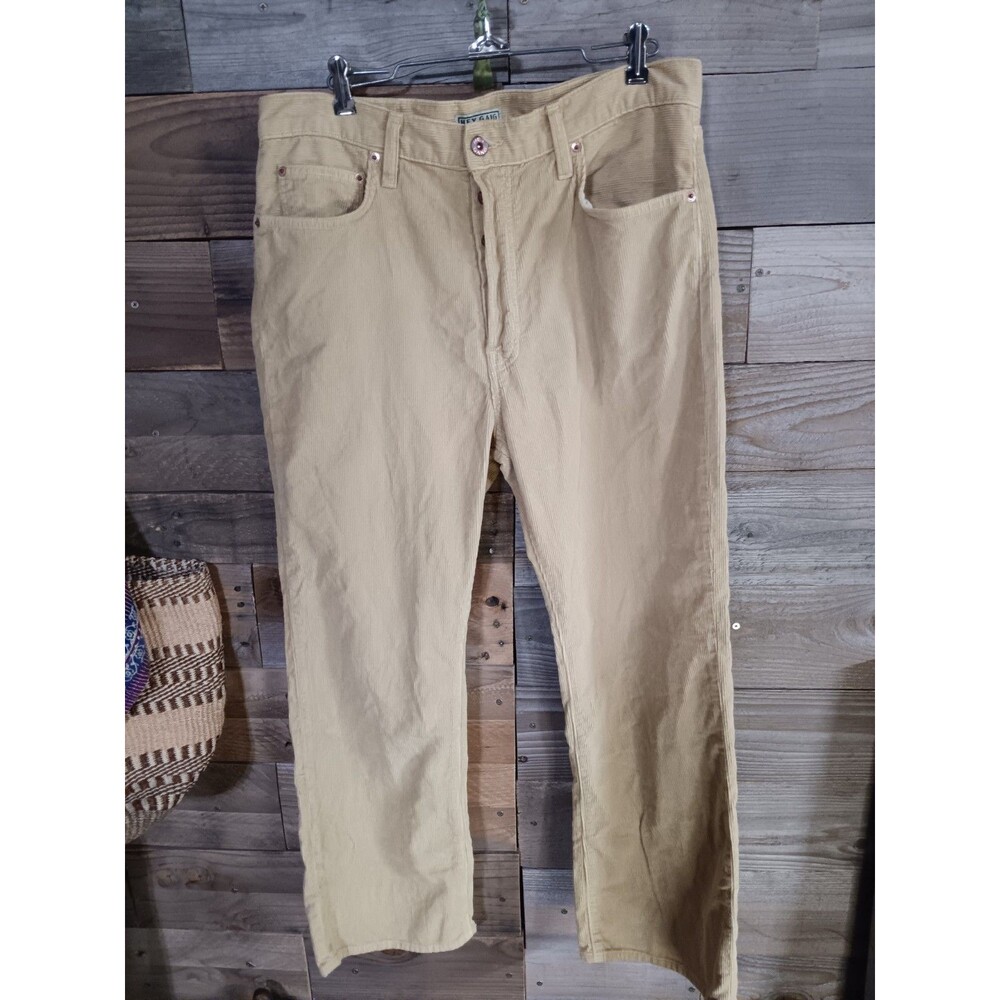 HEY GANG The Corduroy Flare Wmn’s Sz. 30 High Rise Button Fly USA Made EUC